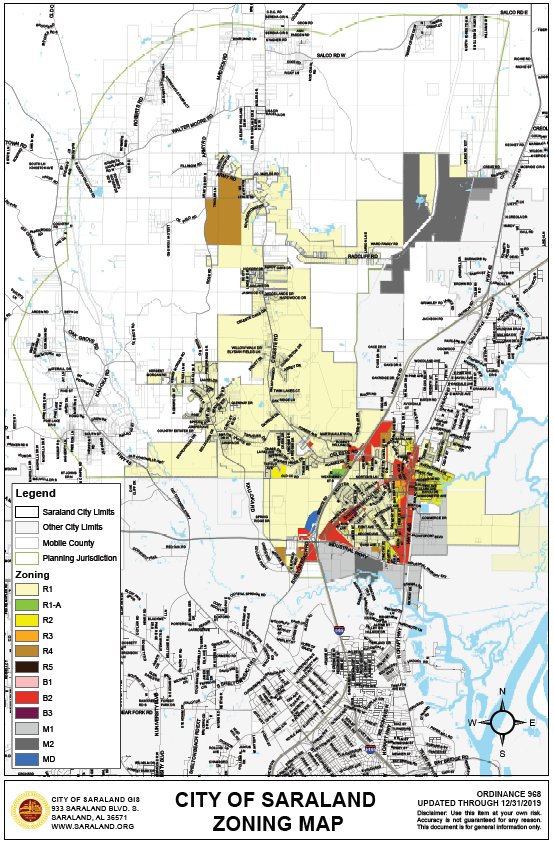 Planning / Zoning Department City of Saraland, Alabama